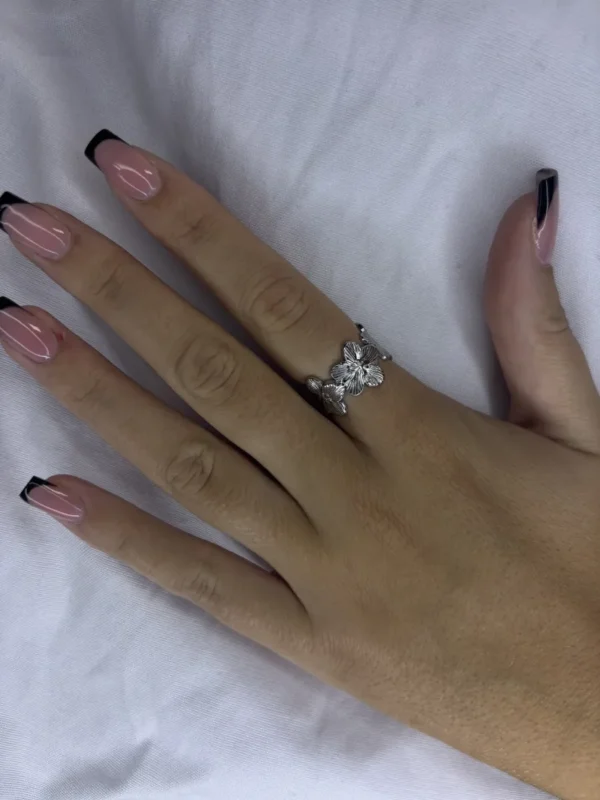 Bague - Rosa Argent – Image 2